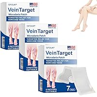 Vista 10 de Vein Target Microdarts Patch, tratamiento profesional de venas varicosas para piernas, parche GFOUK Vein Target, alivia la circulación sanguínea