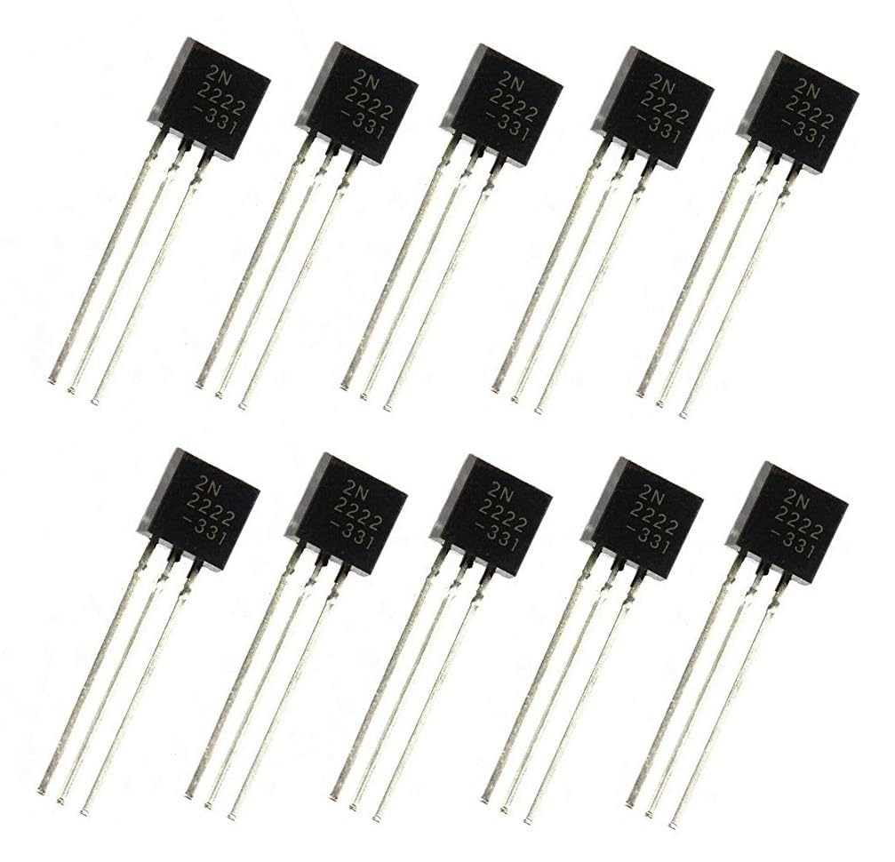 2N2222A Transistor - TO-92 Package - Pack Of 10