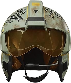 STAR WARS The Black Series Trapper Wolf Electronic Helmet The Mandalorian Collectible Roleplay Full Scale Lights and Sounds