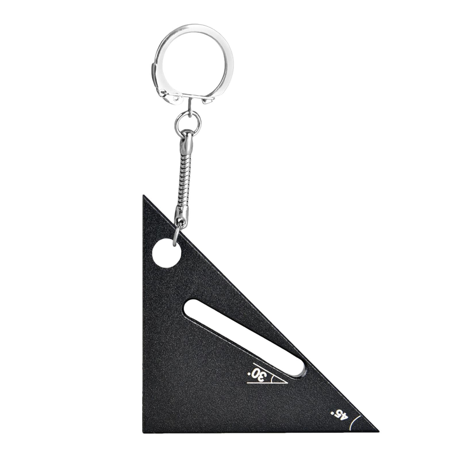 Aluminum Alloy Triangle Ruler 90/45 Degree Small Measurement Tool Portable Aluminum Carpenter