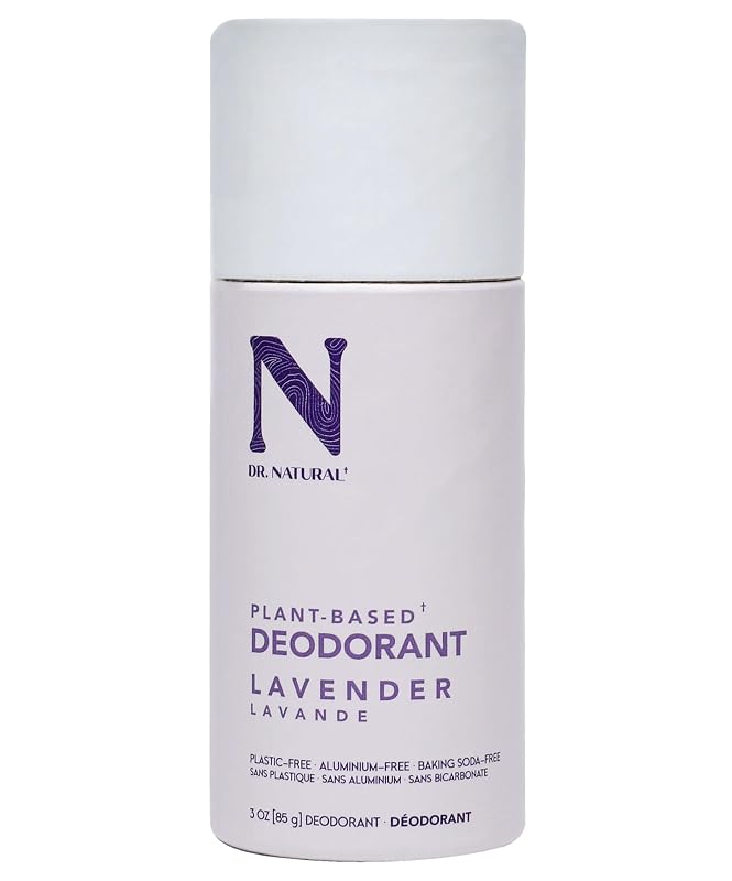 Desodorante em bastão Dr. Natural com lavanda, sem alumínio e sem bicarbonato, 85 g