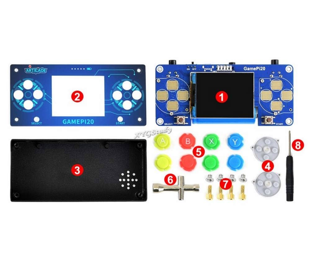 レトロビット RDP ポータブルハンドヘルドコンソール V2.0 Amazon | GamePi20 アクセサリー アドオン ハンドヘルド ゲーム