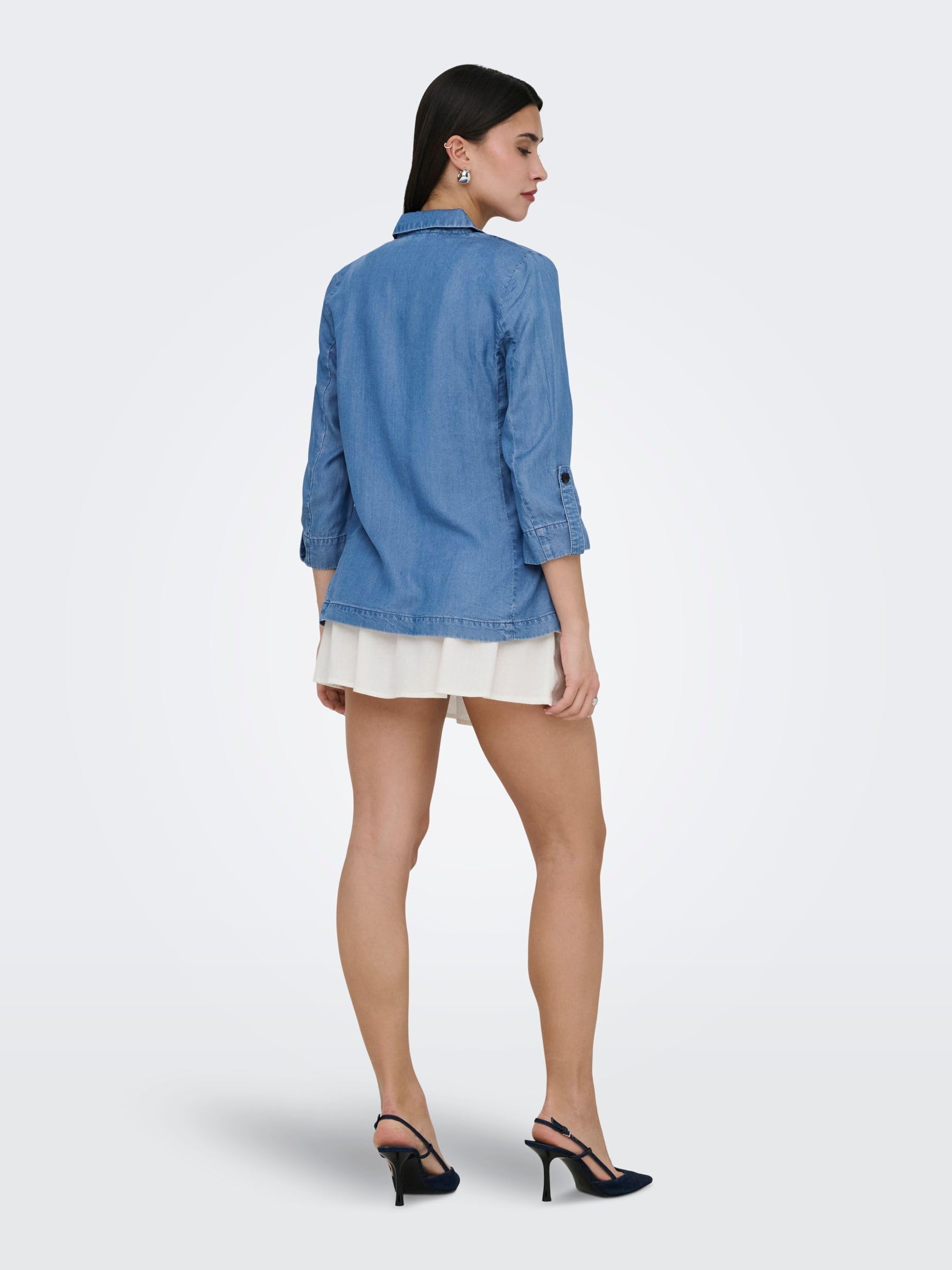 ONLY Onlcaro Charis 3/4-Blazer Wvn CC Donna