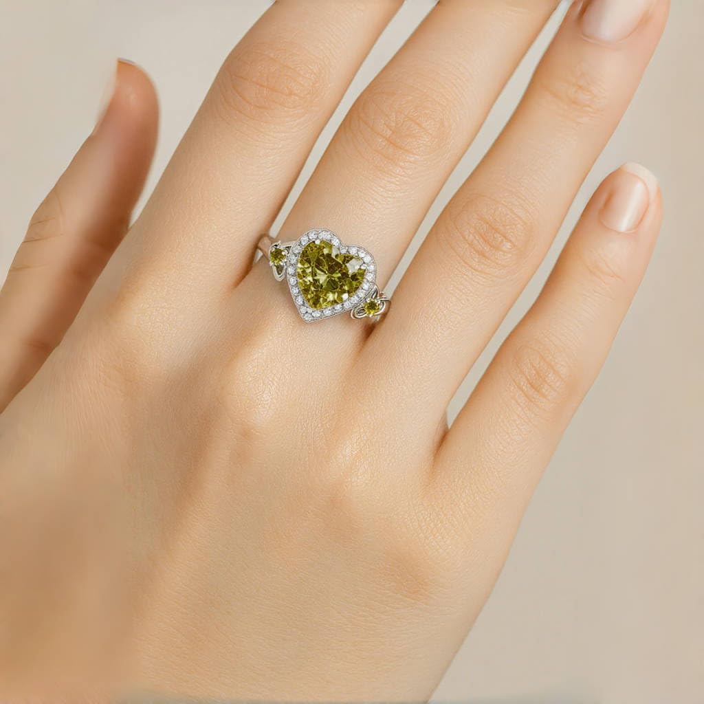 Celtic Sterling Silver Birthstone Ring for Women, Adjustable Size Trinity Knot Heart Design 925 Silver January Garnet Ring, Meaningful Birthday Gift for Girlfriend, Wife, Mom - Image 4