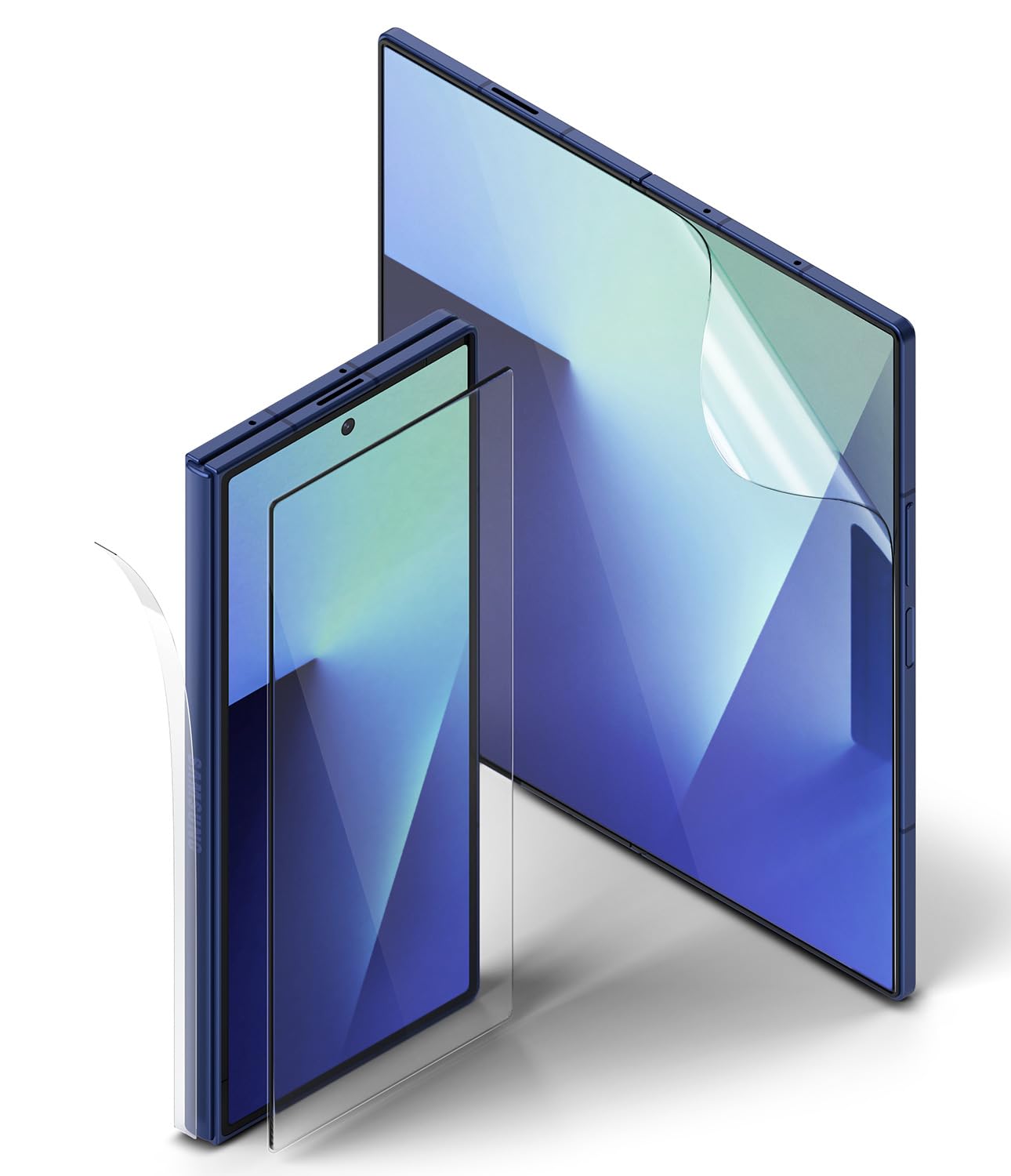 Ringke 3 In 1 Protezione Display Per Samsung Galaxy Z Flip7: Pellicola + Vetro Protettivo