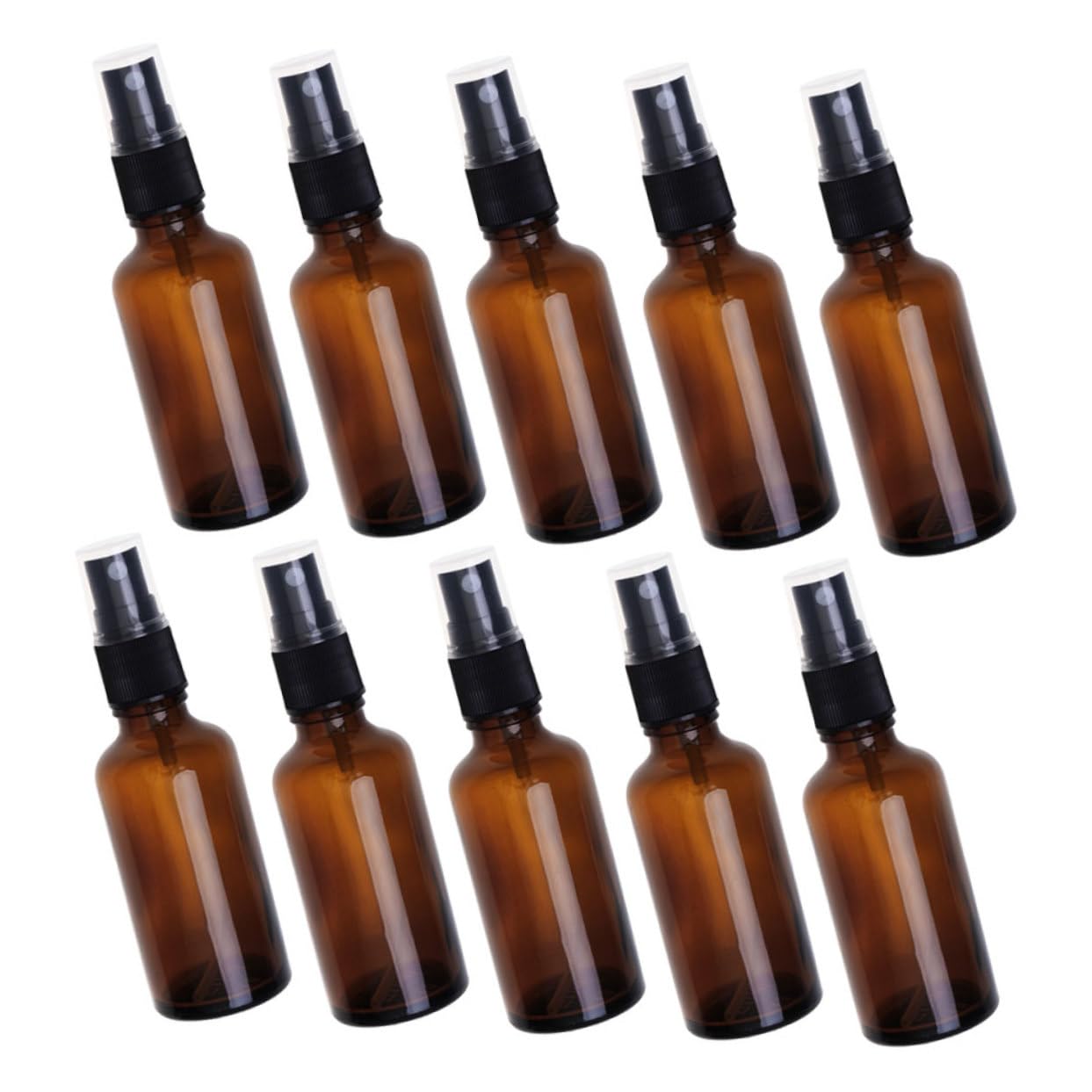 ULTECHNOVO 10stücke Nachfüllbare Parfümsprühflasche in Reisegröße Kleine Tragbare Duftflasche aus Glas Praktische Aufbewahrungsflasche für Unterwegs und Reisen
