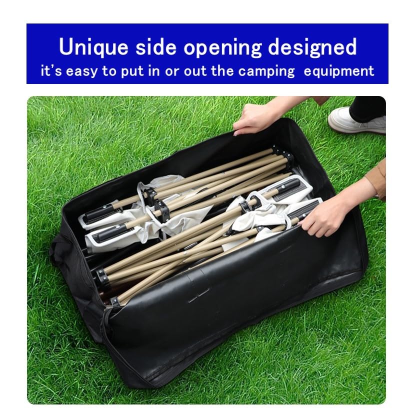 Large Camping Equipment Bag Sports Duffle Bag with Heavy Duty Zippers for Travel Sports Moving Camping and More (100L)3