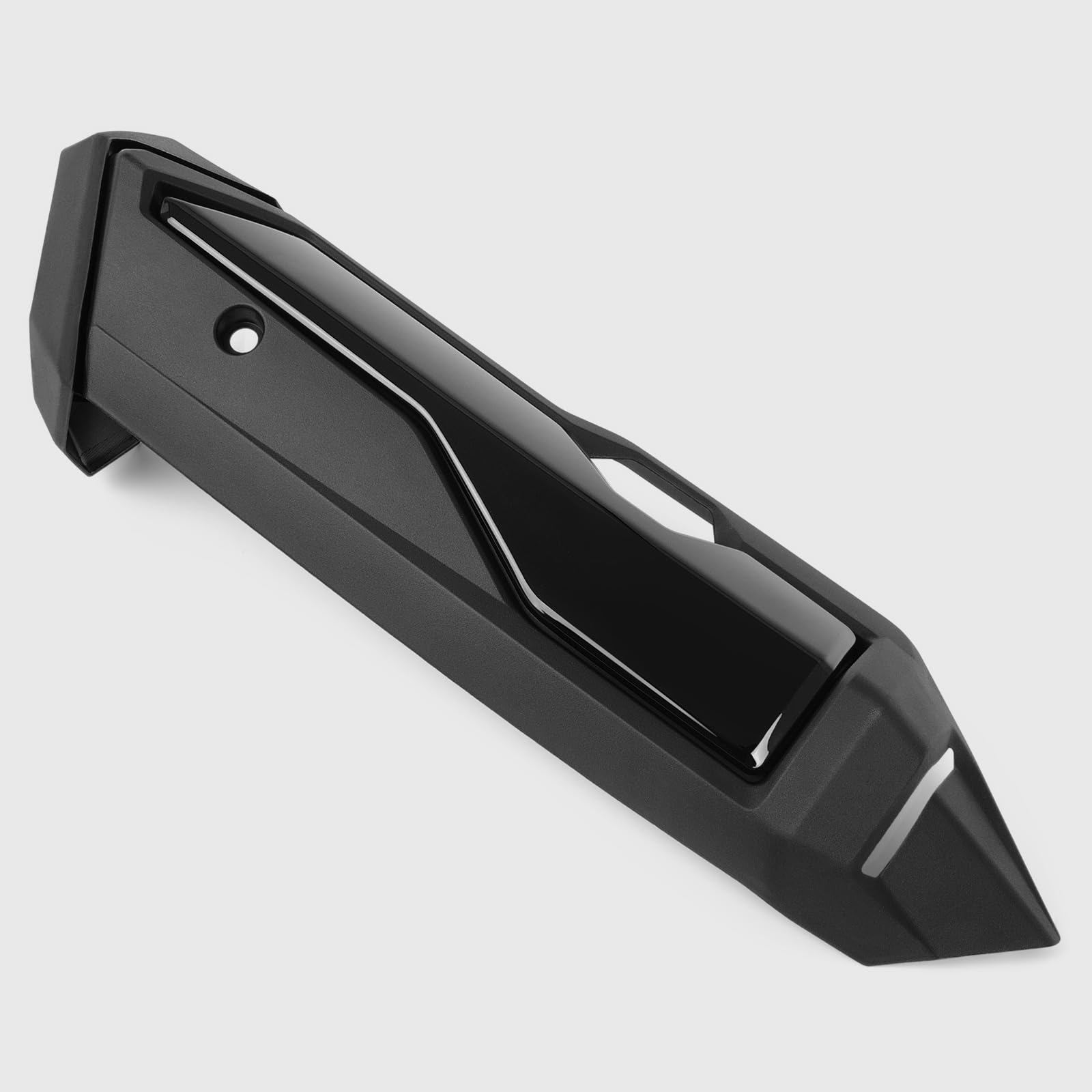 WOOGA Motorrad Auspuff Rohr Hitzeschild Abdeckung Schutz passend für HO&N&DA Forza 350 /NSS 350 Forza350 /NSS350 Zubehör 2021-2025 (Glänzend schwarz)