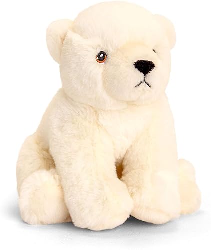 Deluxe Paws Peluche Suave y ecológico 100% Reciclado (Oso Polar)