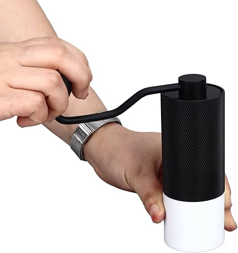 Miniatura 5 de Molinillo manual de granos de café con ajustes ajustables, molinillo cónico patentado para granos de café, molinillo de café de acero inoxidable