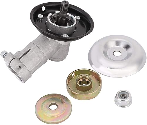TOPINCN Cepillo Trimmer Gear Head String Trimmer Head Reemplazar Piezas de cortacésped Herramientas de jardín Accesorios Strimmer