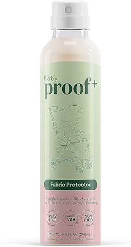 ProofPlus Protector de tela para bebés (6.8 onzas), spray líquido y repelente de manchas sin PFAS, seguro para bebés, niños pequeños y mascotas,