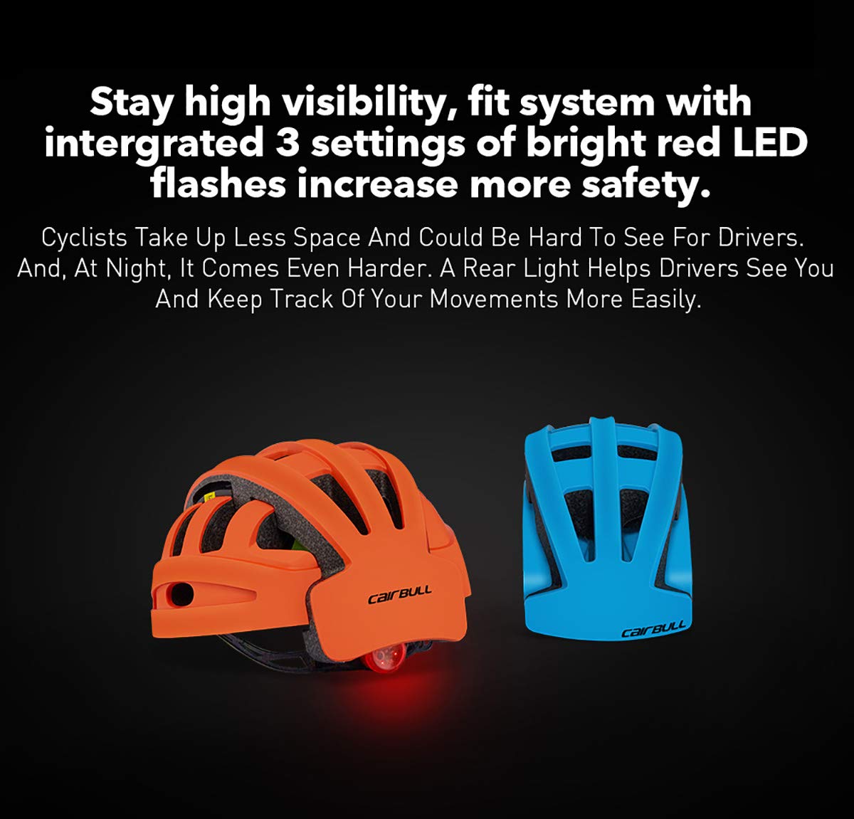 Casco Bici Pieghevole per Adulti, Regolabile e Leggero, Con Luce di Sicurezza Integrata - Ideale per Downhill, Enduro, Ciclismo, MTB e Scooter