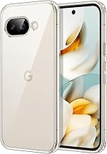 JETech Case for Google Pixel 9a 6.3 Inch 2025, Anti-Yellow Anti-Shock Protective Case, Anti-Scratch Hard PC Back (Transparent)