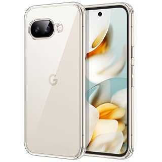 JETech Hülle für Google Pixel 9a 6,3 Zoll 2025, Nie Vergilbung Stoßfeste Stoßstange Schutzhülle, Anti-Kratzt Harte PC Rückseite (Durchsichtig) - Amazon product rated Grade A