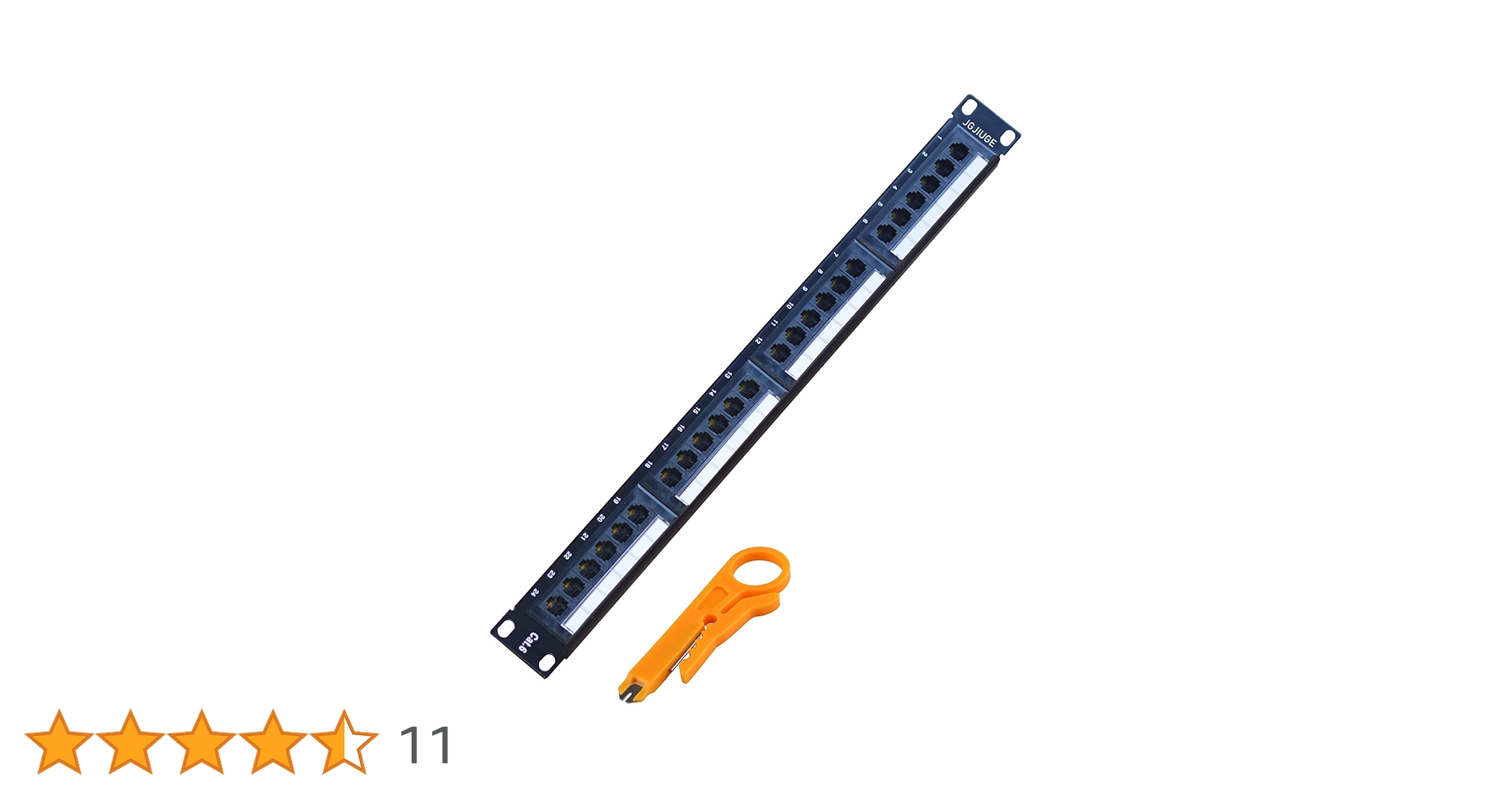 リースノーs1 Patch Panel Cat6 RJ45 Patch Panel 24 Port Patch Panel