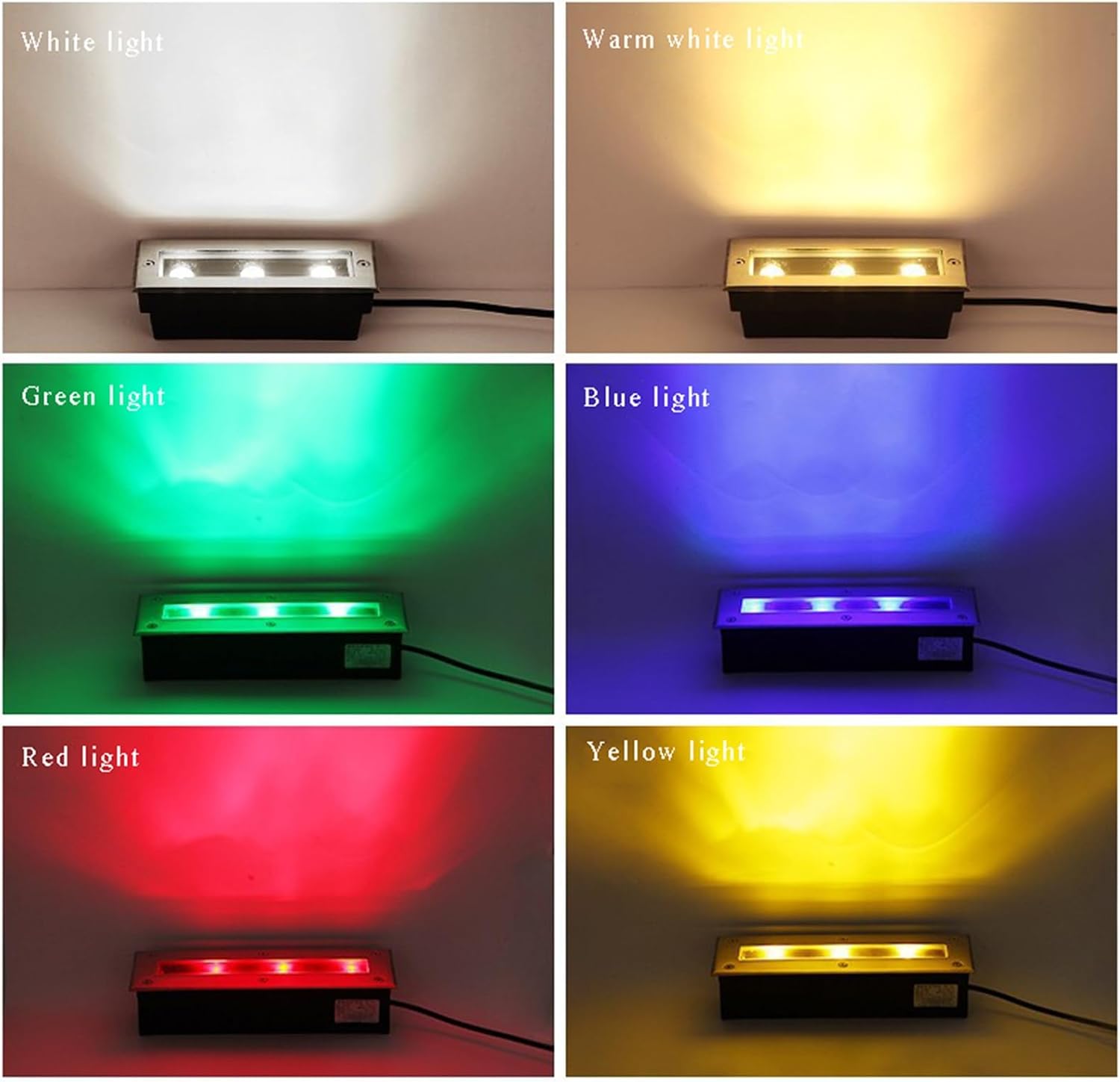LED Well Lights Outdoor In-Ground Lights AC85-110V Waterproof IP66 LED Underground Light for Garden Tree Fence Pathway Deck Recessed Landscape Light