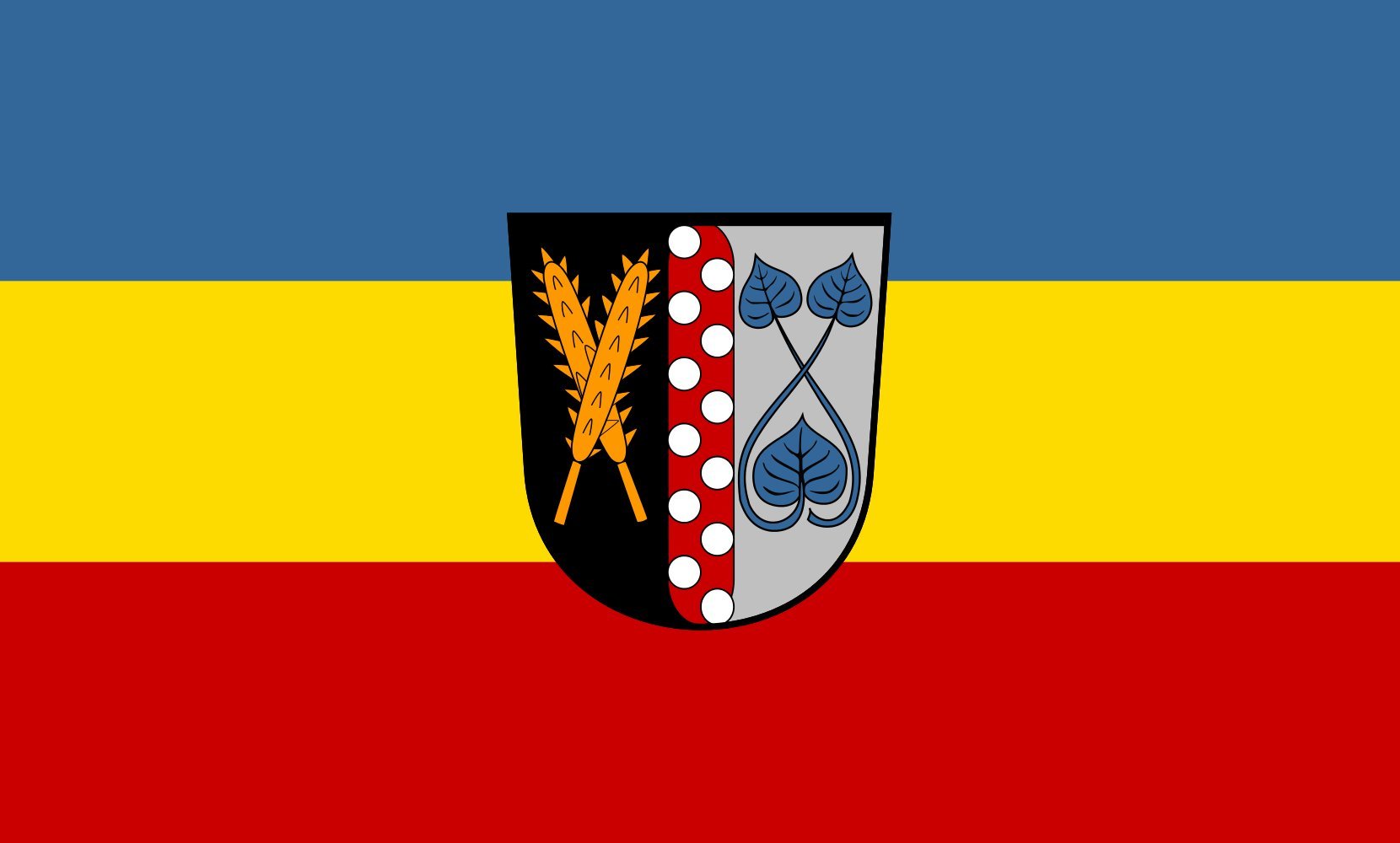 Drapeau paysage de Türkenfeld 1.35m² aux finitions renforcées haute résistance