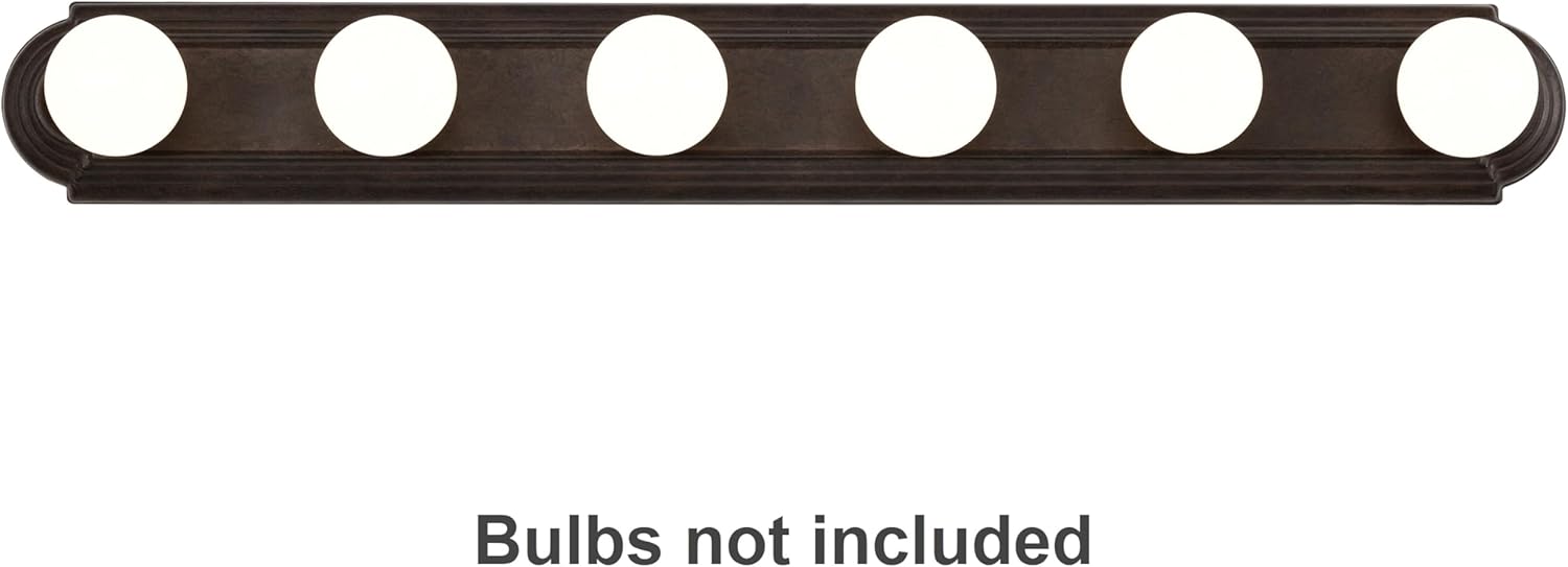 Nuvo 60/1286 36-Inch Six Light Vanity Strip, Mahogany Bronze