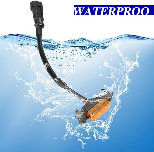 Miniatura 4 de 4 luces LED para parrilla, luces LED ámbar para parrilla, luces de parrilla amarillo ámbar, parrilla delantera parachoques capó luz LED de malla con