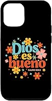 Vista 28 de Funda religiosa de la Biblia para iPhone 16 Dios Es Bueno Spanish Christian Jesus God