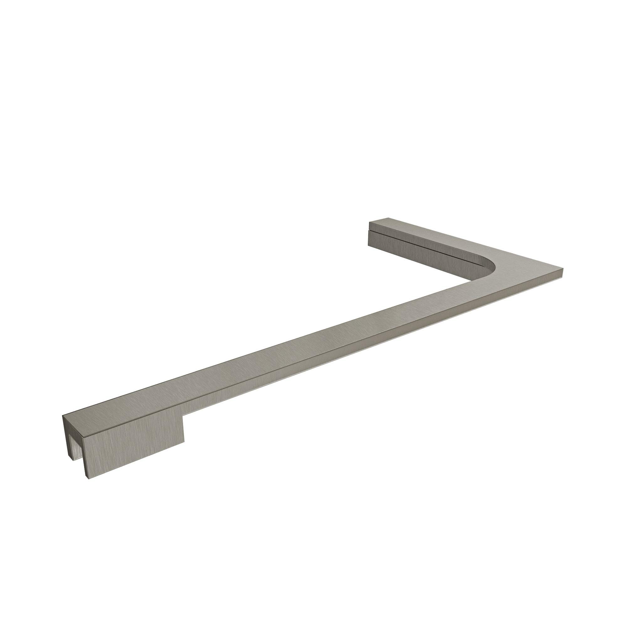 DreamLineSHDRAC2002504 L-Bar, Brushed Nickel