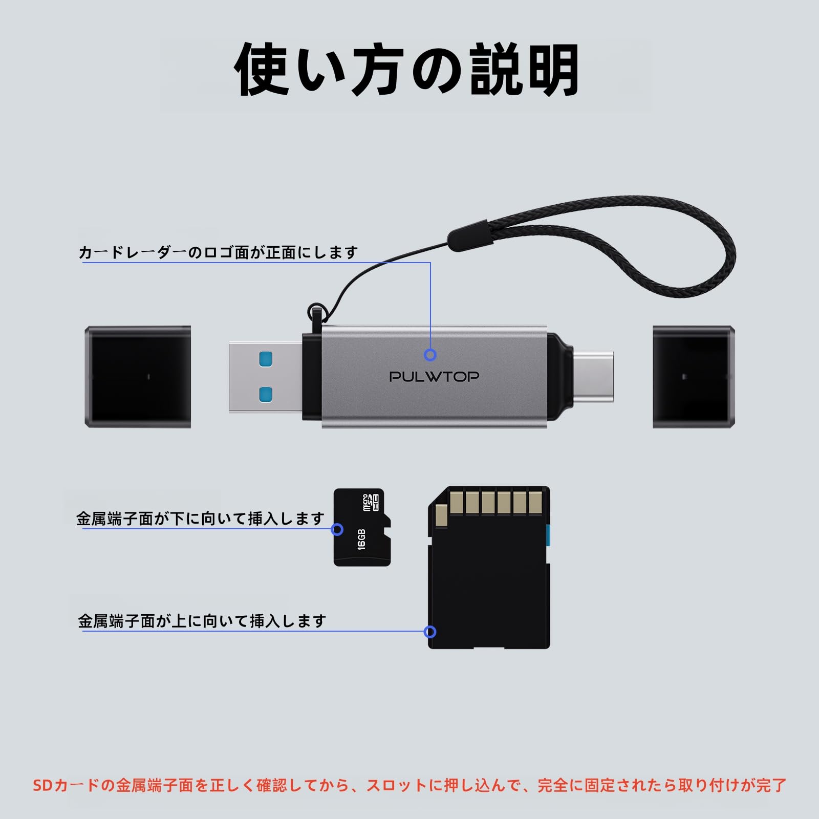 PULWTOP SD Card Reader - Fast USB C & Micro SD Adapter -7 PULWTOP SD Card Reader - Fast USB C & Micro SD Adapter -7