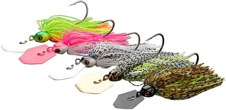 Oshhni Lot 5 leurres pêche, têtes plombées, jigs métal, Accessoires artificiels efficaces