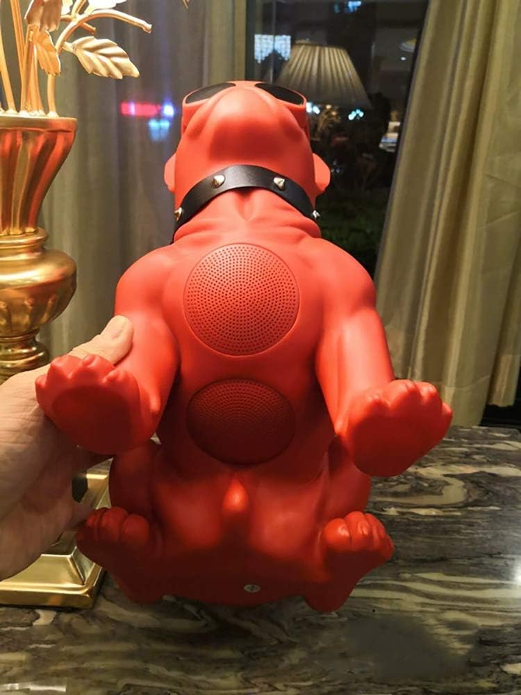Hоlіdау Dеаlѕ 🛒 Bluetooth Speakers French Bulldog Art Bluetooth Speakers, Portable Bluetooth Speakers, Suitable for Mobile Phones, Laptops, Tablets, TV Bluetooth Speakers (Medium, Red：8.26/9.05/4.33in)