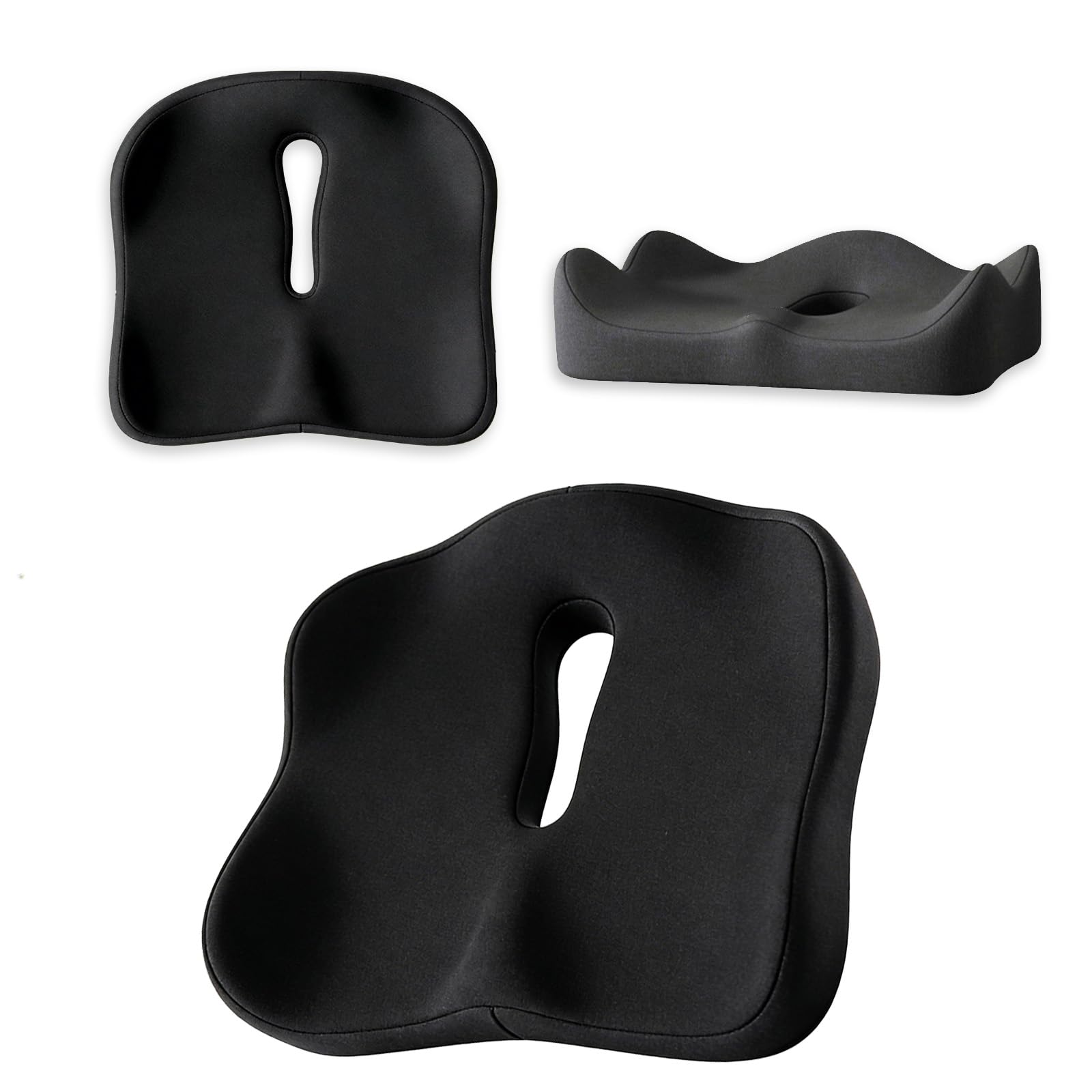 Coussin donut en mousse à mémoire de forme pour chaise de bureau et siège auto