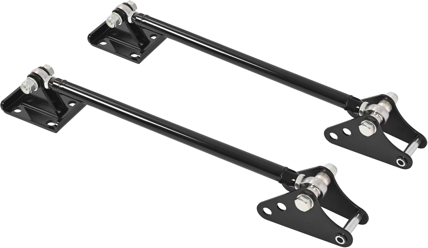 Traction Bars Compatible with 1973-1987 Chevrolet/GMC C10 C15 Suspension Traction Bar System for Rear Flip Kit Heavy Duty Powder Coated Steel Black
