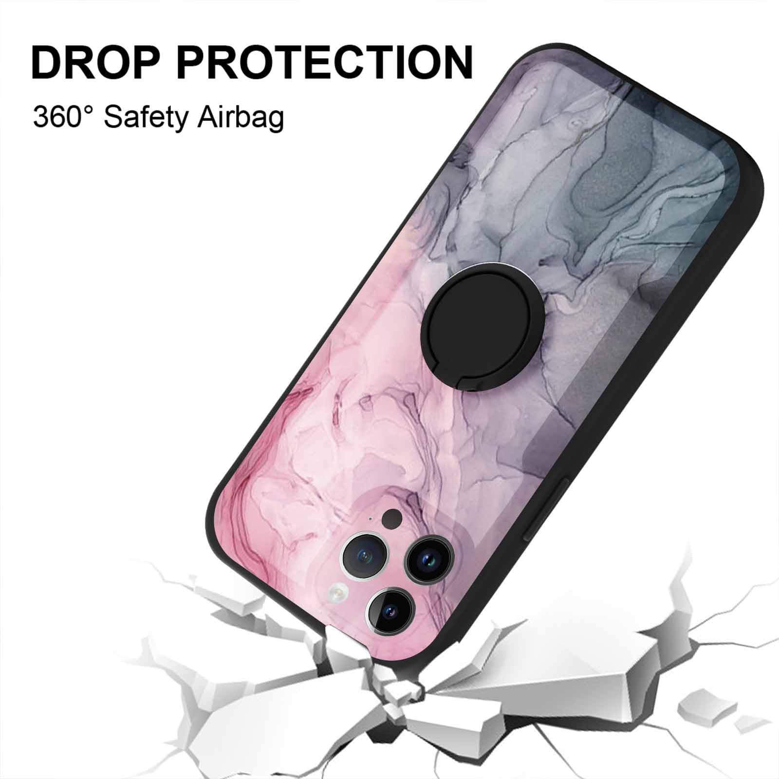 Yoedge Kickstand Phone Case for iPhone 15 Pro 6.1" - Image 4