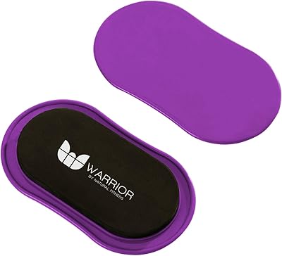 WARRIOR Gliding Discs, Purple/Black