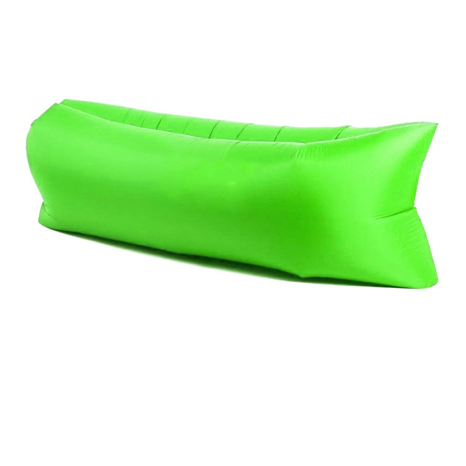 Roadacc (TM) Multipurpose Fast Inflatable Air Mattress & Portable Beach Couch Bed Sofa Made of High Strength Waterproof Nylon- Easy to Unfold and Fold Back Up Outdoor or Indoor (Green)