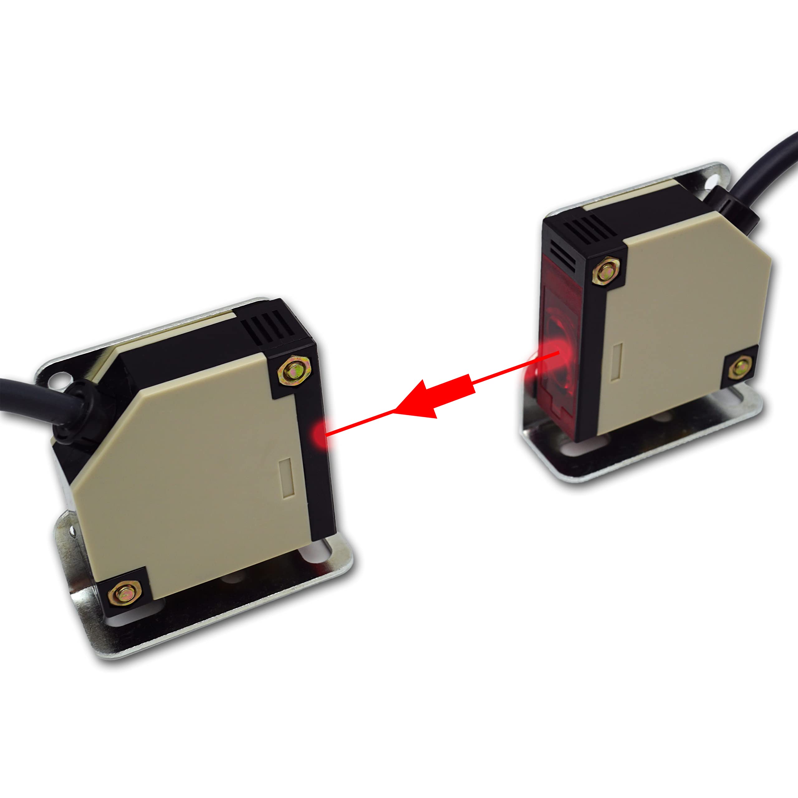 Einweg-Lichtschranke 12-24 Volt DC 5 Meter Reichweite (Betriebsspannung 12-24 Volt DC)