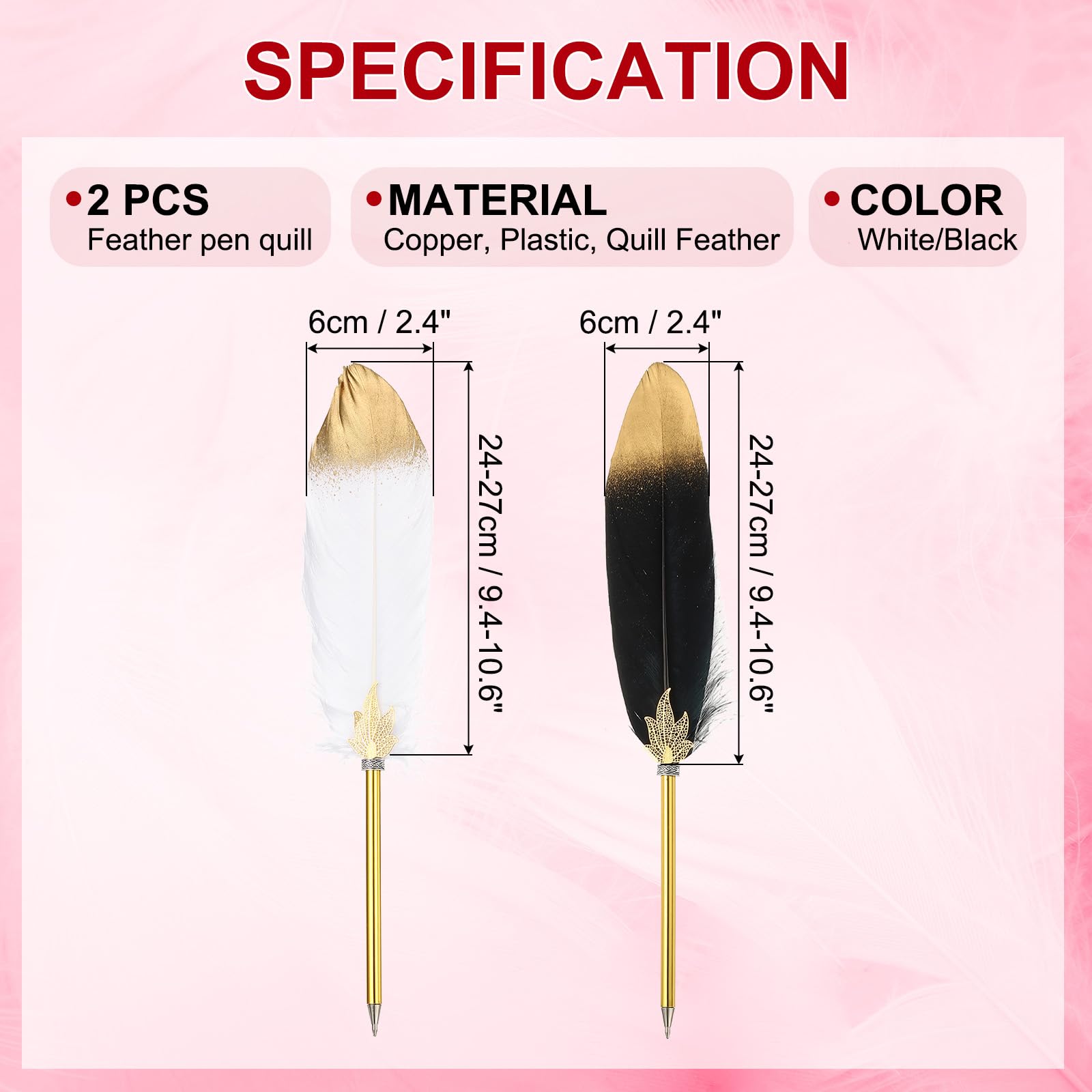 PATIKIL Feather Pen Quill - Image 2