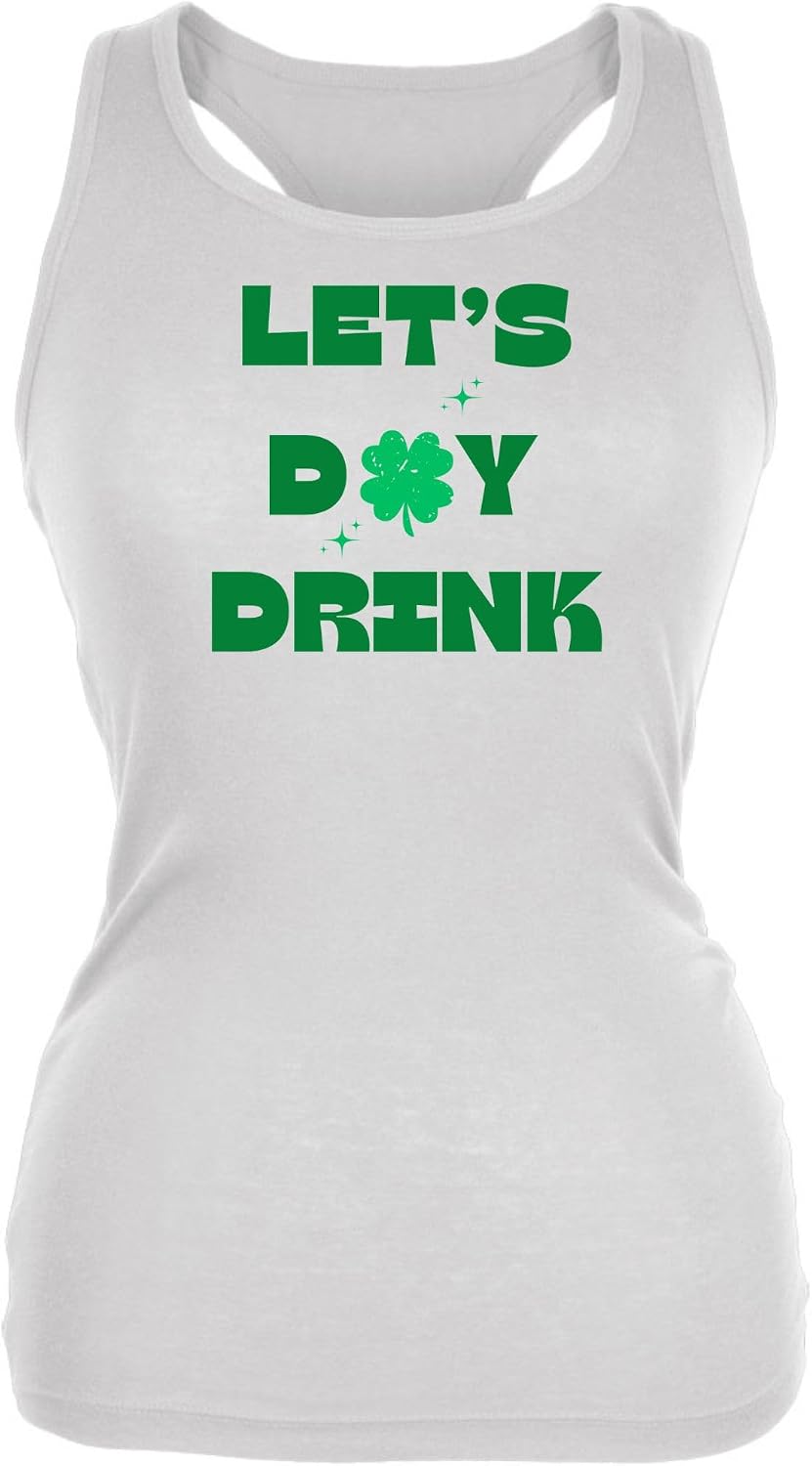 Animal World St Patricks Day Lets Day Drink Juniors Soft Tank Top