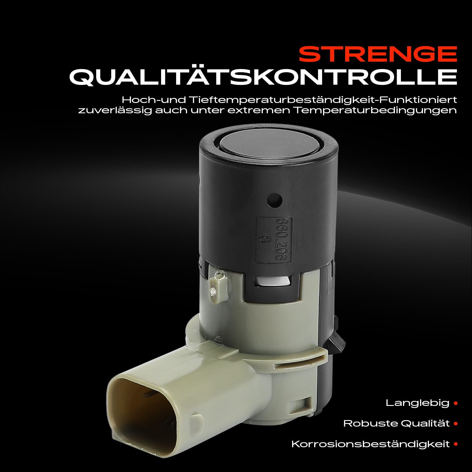 Frankberg 4x Parksensor PDC Sensor Hinten 3-Polig 9653849080