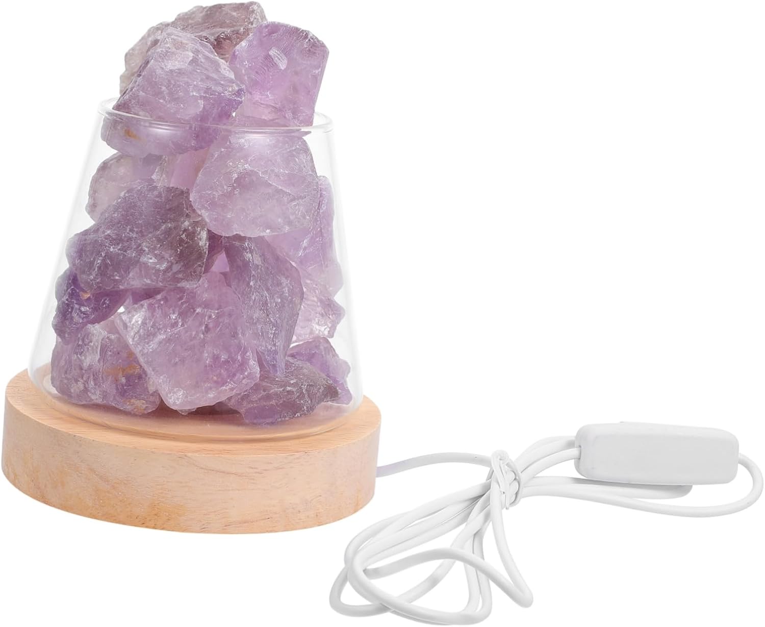 Aroma Decorative Crystal Stone Lamp Elegant Fragrance Diffuser LED Light for Home Indoor Use and Relaxation