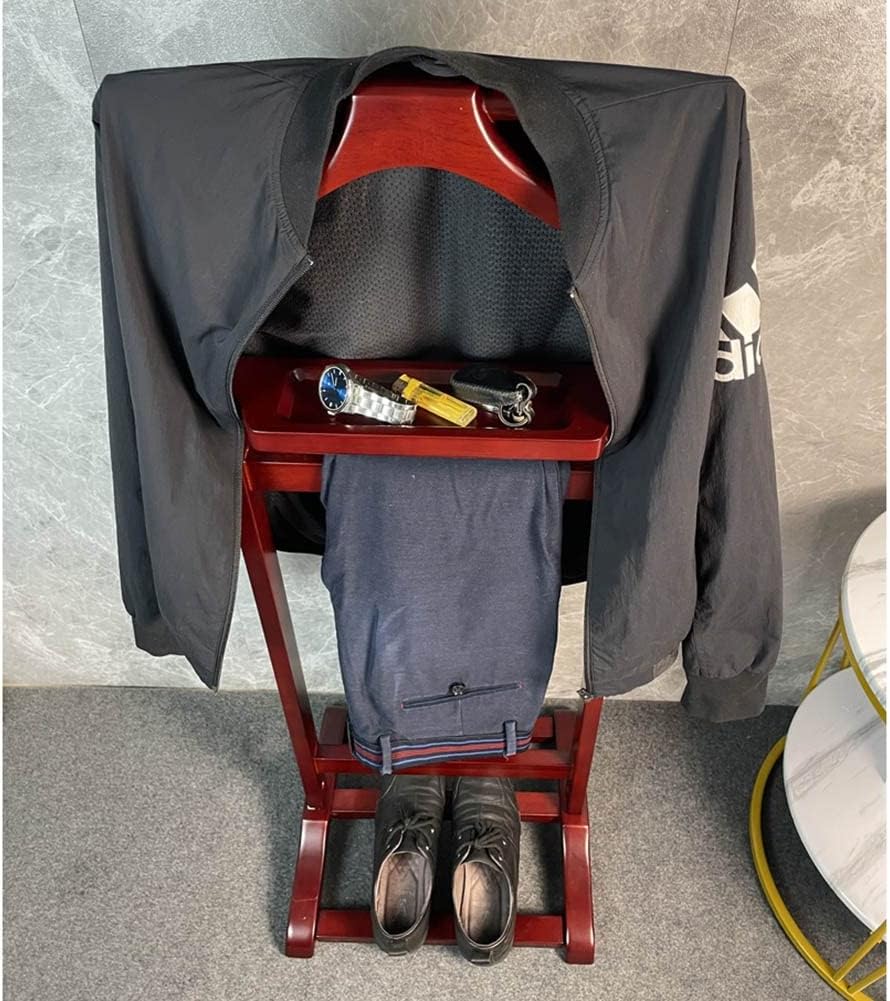 Wooden Garment Valet Stand, Suit Rack for Hotels, Dormitories, and Offices - 17 Stylish Designs for Organizing Clothes Efficiently