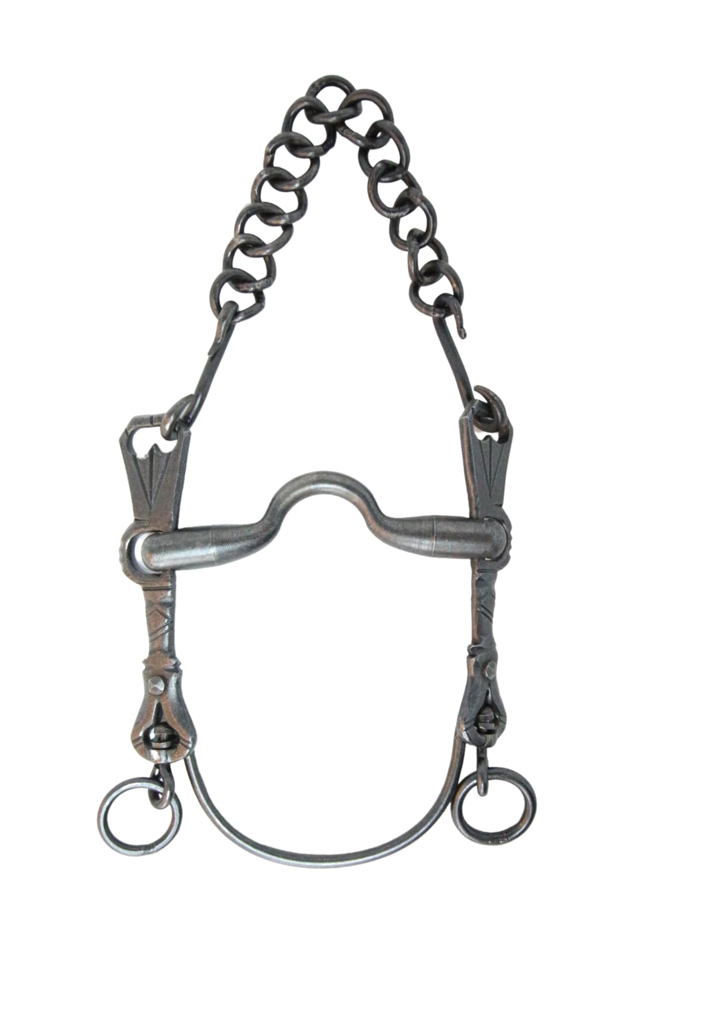 Bocado vaquero fragua embocadura asa caldera | Modelo Fijo | Tamaño K (5 cm / 10 cm) | Equipamiento para el caballo | Producto de Guarnicionería | Los Nietos
