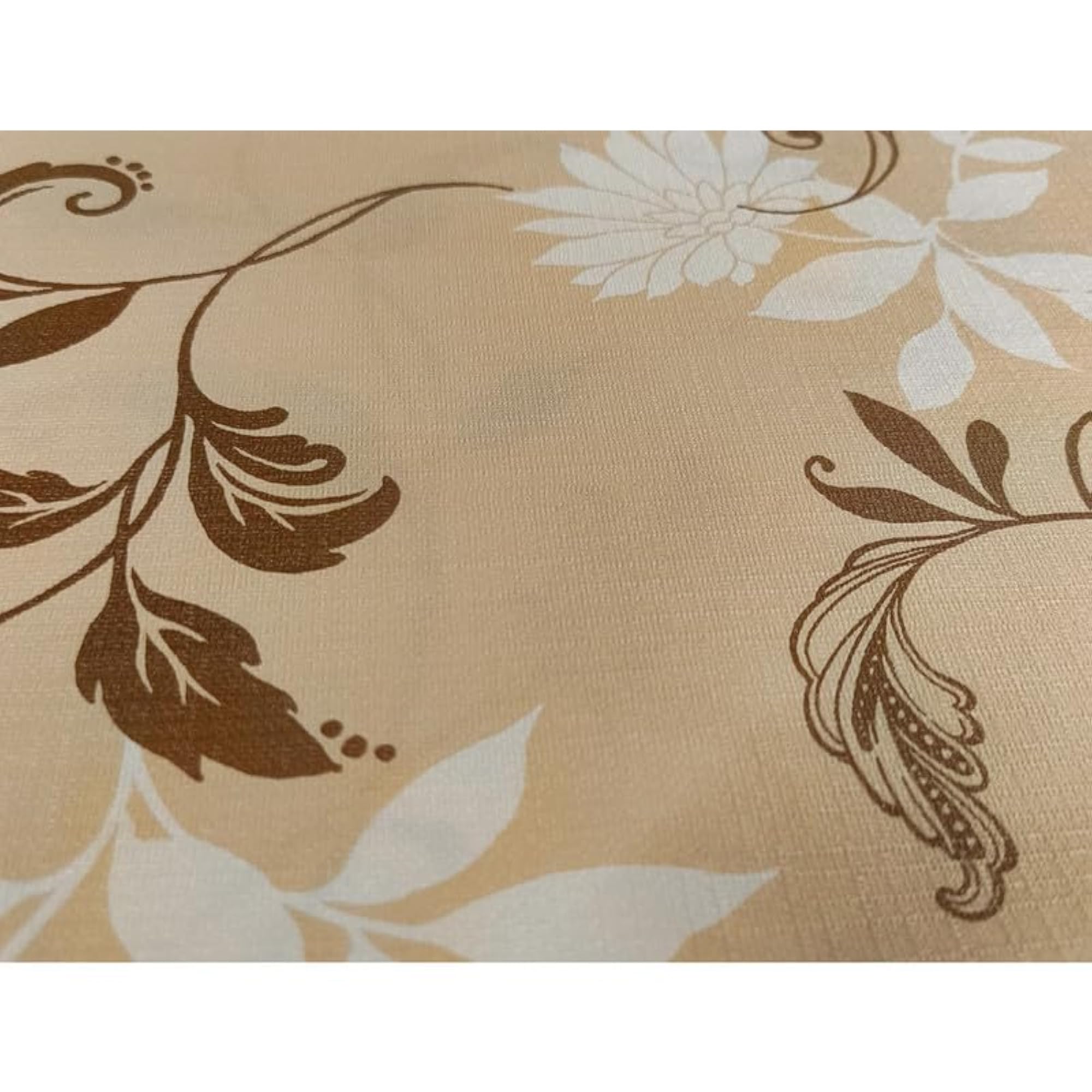 Waterproof PVC Vinyl Dining Table Cover Cloth, 4-6 Seater