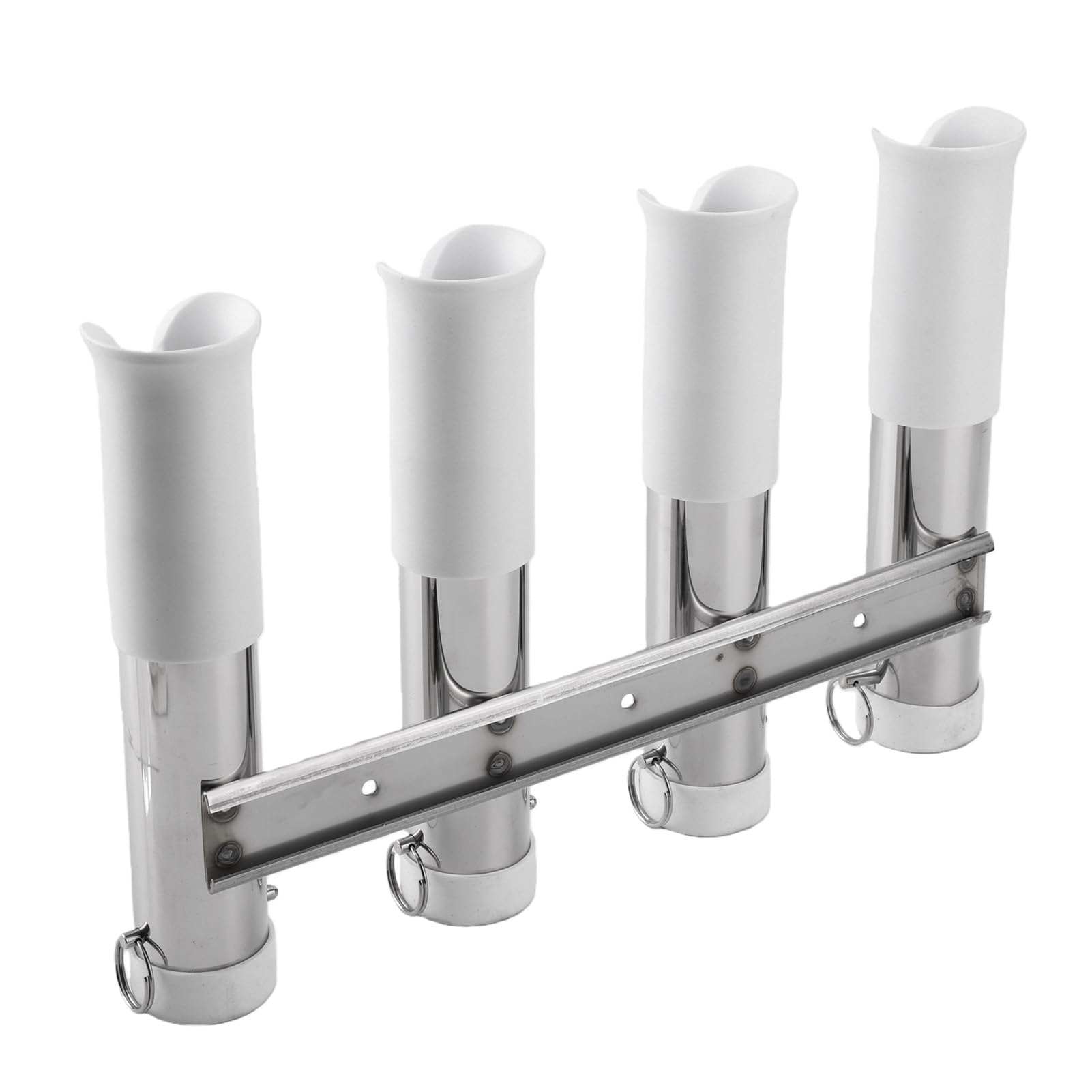 banapoy Portacanna da Pesca, Portacanne da Barca con Tubo a 4 Maglie in Acciaio Inossidabile, Portacanna da Pesca per Kayak con Copertura in PVC per Barche, Camion, Kayak