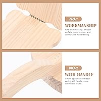 Vista 3 de Yardwe Dough Presser Dumpling Maker Press Wooden Plate Long Handle Secure Grip Ideal for Home Commercial Use Random