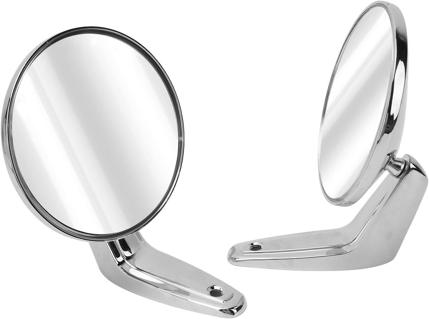 Manual Folding Plated Car Side Mirrors for II, Monaco & Town & Country - Clear View with OEM 2802834