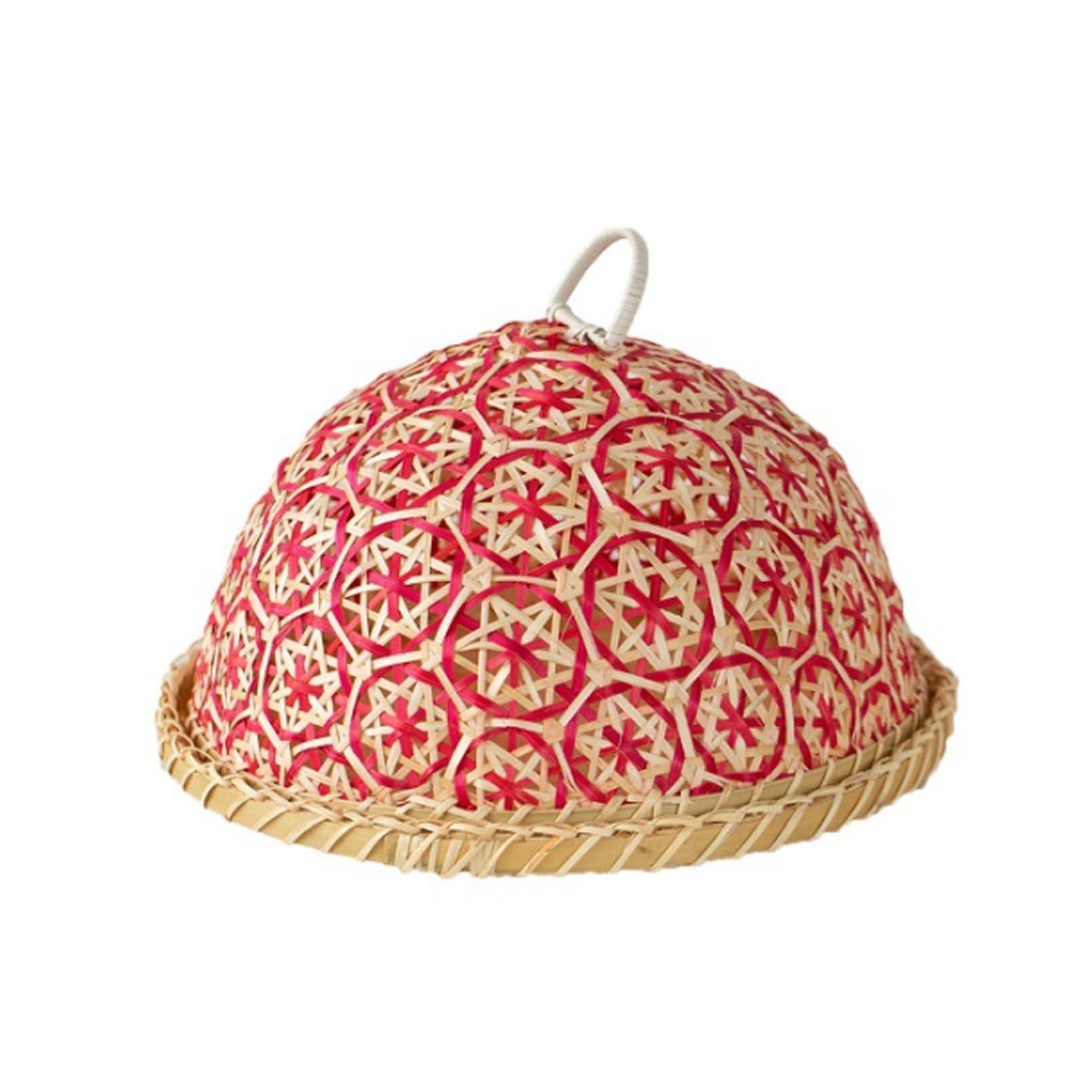 Panier à pain en bambou tressé main de 26cm avec son couvercle de protection
