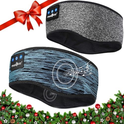 MUSICOZY Bluetooth Headband Sleep Headphones Headband Headphones Sports Wireless Music Earphones Eye Mask Earbuds for Workout Running Travel Yoga Mom Women Cool Gadgets Unique Gifts MUSICOZY Bluetooth Headband Sleep Headphones Headband Headphones Sports Wireless Music Earphones Eye Mask Earbuds for Workout Running Travel Yoga Mom Women Cool Gadgets Unique Gifts