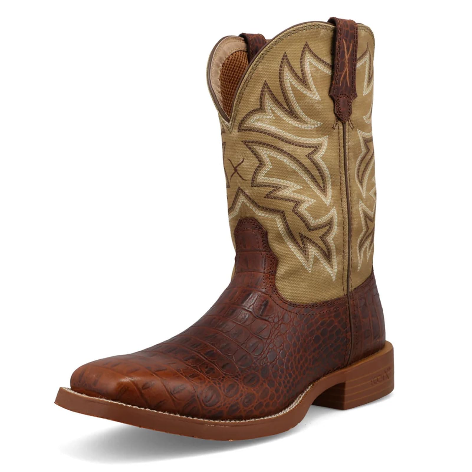 Twisted X Men's 11" Tech X Boot, Wide Square Toe with CellStretch and Tech X