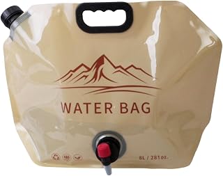 Water Storage Bladder 8L Hydration Bladder Pouch | Foldable Thicken Backpacking Water Storage for Survival Hiking Travel Beach Kayaking Boating RV Trips Outdoor