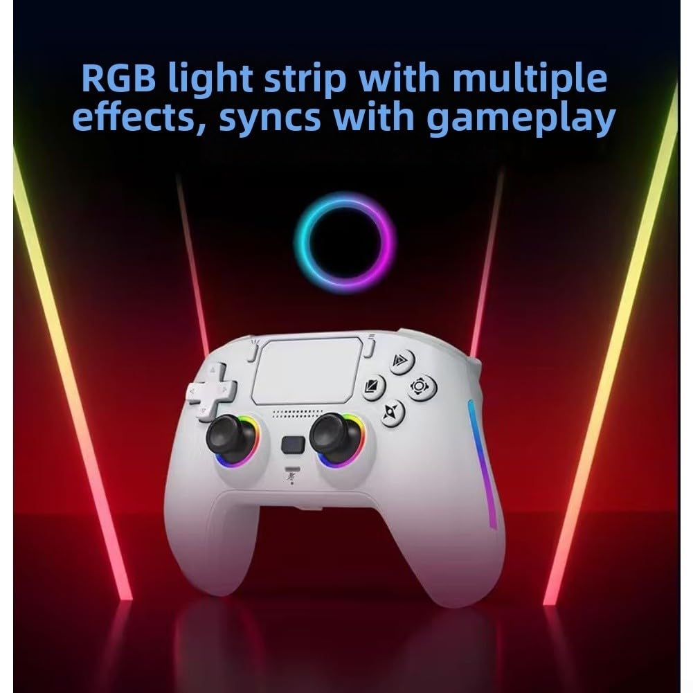 RiseNova Sześcioosiowy bezprzewodowy gamepad do PS5/PS4 (czarny)